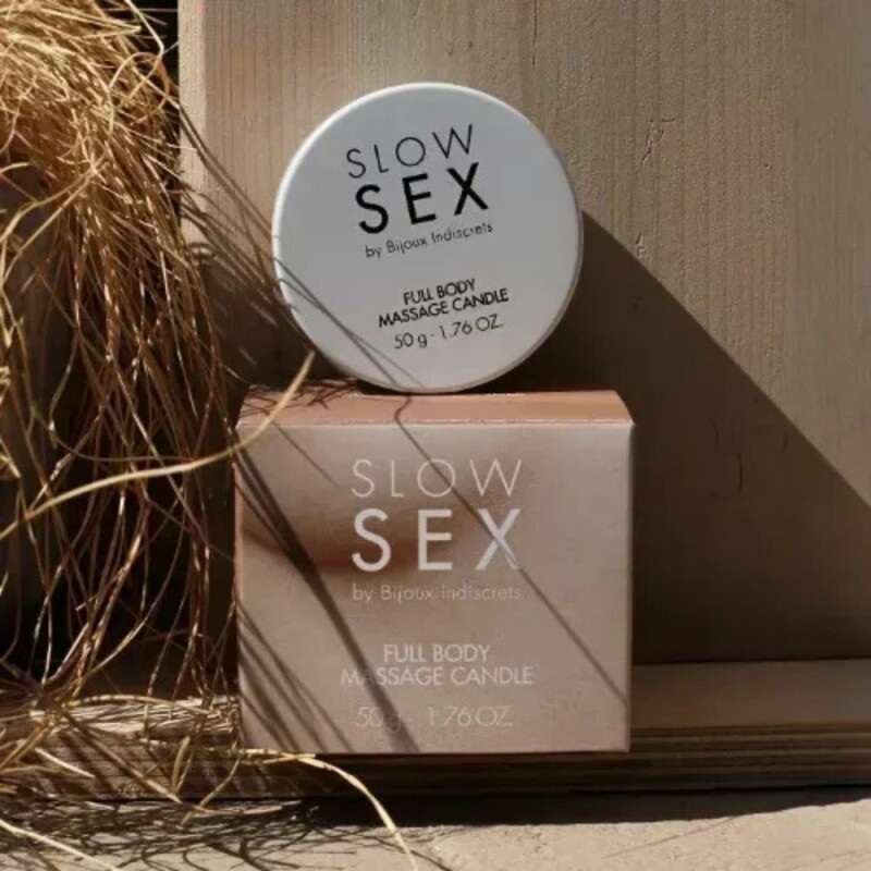 Масажна свічка Bijoux Indiscrets Slow Sex, 50 мл, з ароматом - Изображение 8