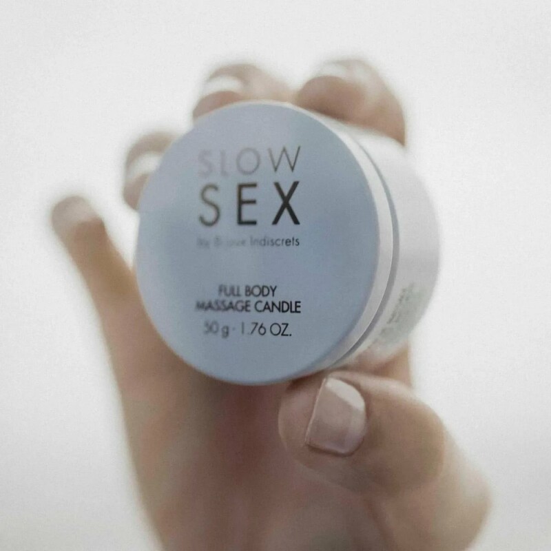 Масажна свічка Bijoux Indiscrets Slow Sex, 50 мл, з ароматом - Изображение 6