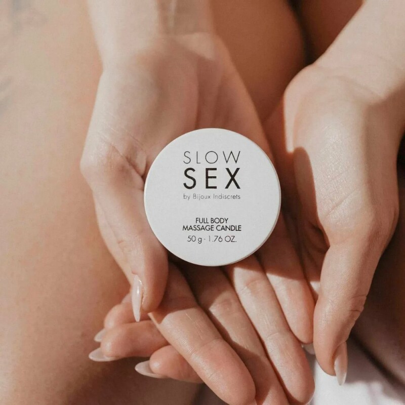 Масажна свічка Bijoux Indiscrets Slow Sex, 50 мл, з ароматом - Изображение 5