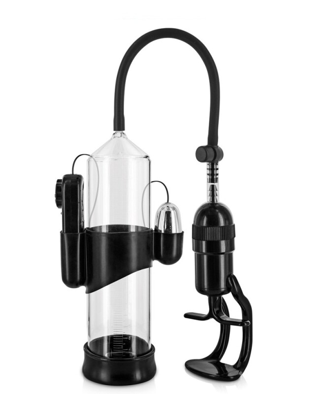 Помпа вакуумна механічна Blue Junker Stimulating Pump з вібрацією, 23 см х 6 см
