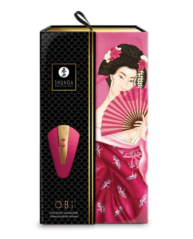 Вібратор для клітора Shunga Obi ніжно рожевий, 11.5 см x 7 см - Изображение 7