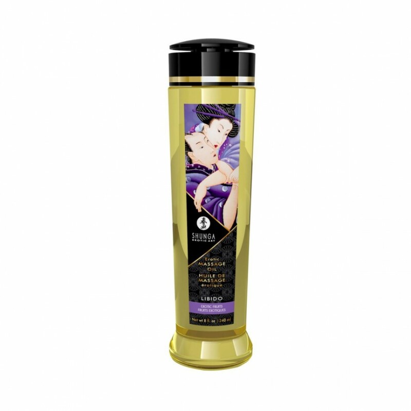 Массажное масло Shunga Erotic Massage Oil Libido/Exotic Fruits, 240 мл
