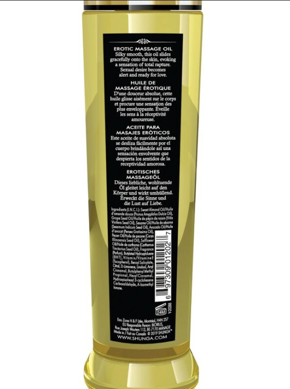 Массажное масло Shunga Erotic Massage Oil Libido/Exotic Fruits, 240 мл - Зображення 1