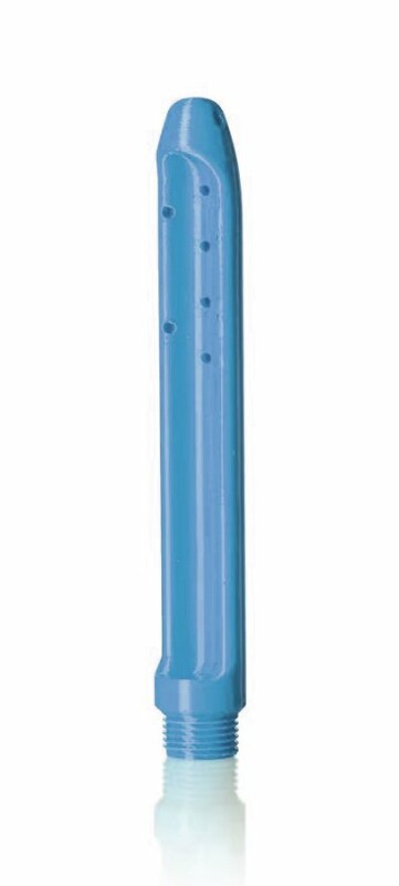 Насадка для анального душу XTRM O Clean, синя, 17.5 х 2.5 см - Изображение 3