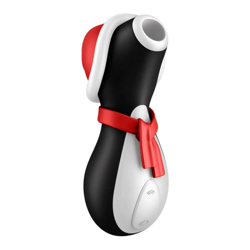 Вакуумний стимулятор клітора Satisfyer Penguin Holiday Edition різнокольоровий, 12.5 х 6.7 см