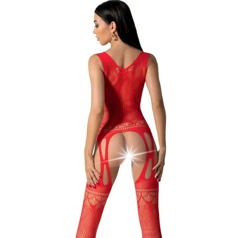 Комбінезон Passion BS099, червоний,  One size - Зображення 1