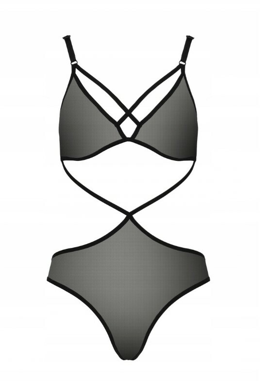 Боді Passion Joana, чорний, S/M - Изображение 2