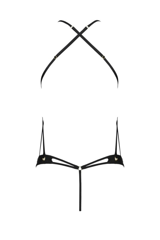 Боді Passion Tasmina, чорний, S/M - Изображение 3