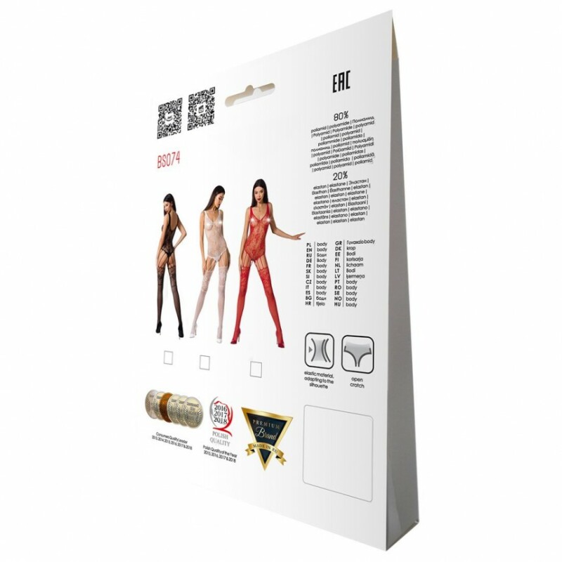 Комбінезон Passion BS074, чорний, One size - Зображення 4