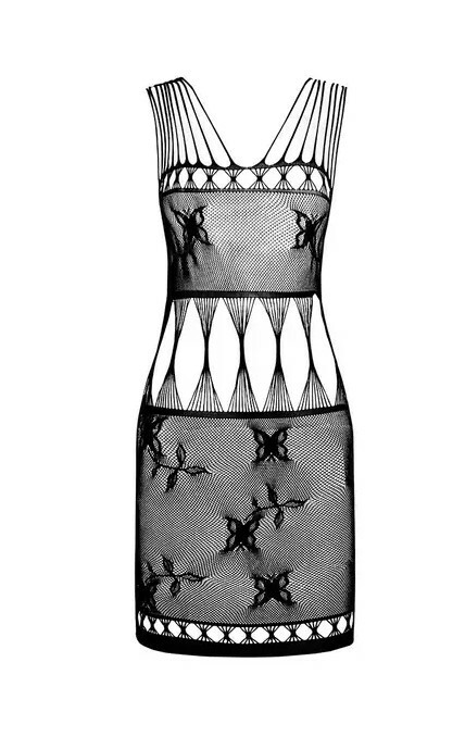 Міні сукня Passion BS090, чорна,  One size - Изображение 4