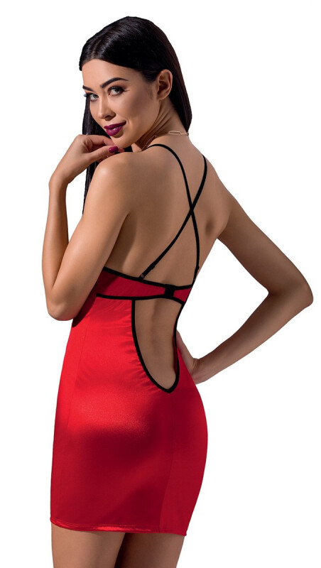 Сукня сексуальна з відкритими грудьми S/M Femmina Passion, червона - Зображення 1