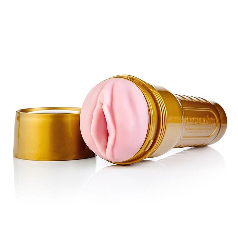 Мастурбатор вагіна в колбі Fleshlight STU, рельєфний, кібершкіра, бежевий, 25 х 10 см - Изображение 2
