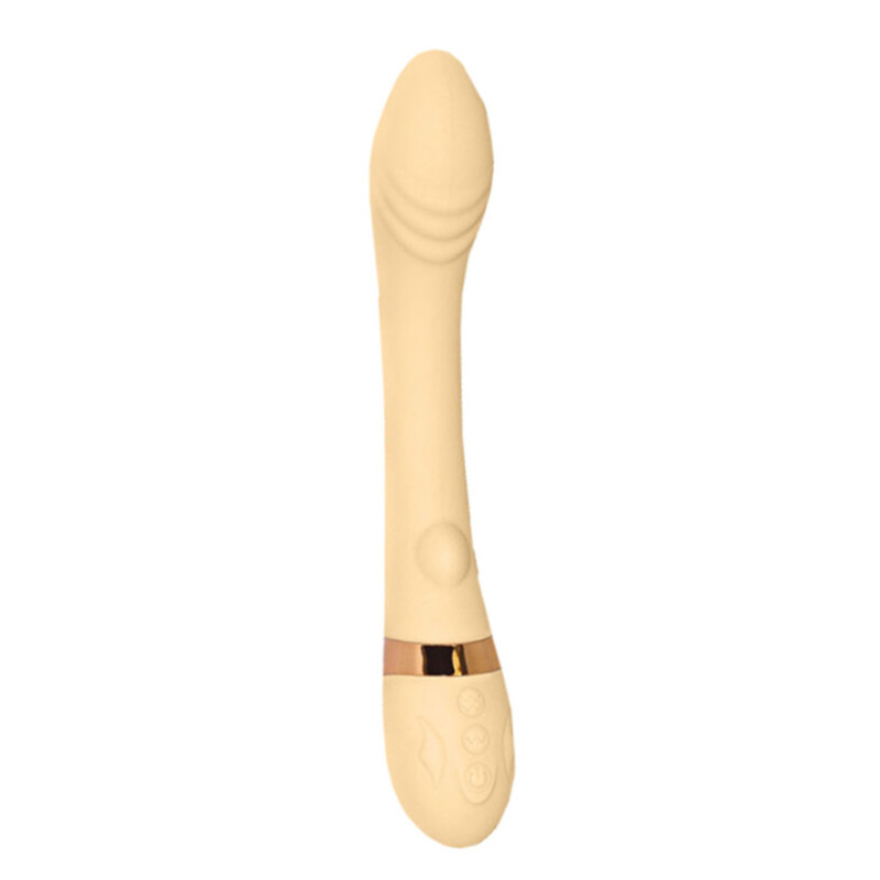 Вібратор для точки G Sweet Em Heating Vibe з підігрівом, жовтий, 19.2 х 3.3 см - Зображення 1
