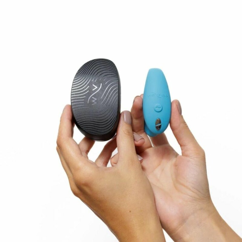 Вібратор для пар We Vibe Sync Go Turquoise у футлярі, голубий - Зображення 2