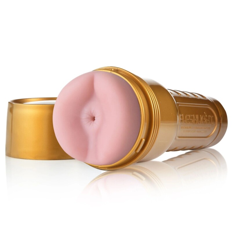 Мастурбатор анус у колбі Fleshlight STU Butt, рельєфний, кібершкіра, бежевий, 24.8 х 9 см - Изображение 3