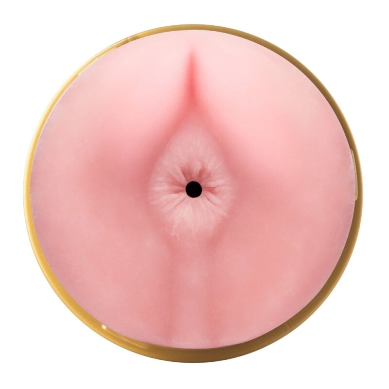 Мастурбатор анус у колбі Fleshlight STU Butt, рельєфний, кібершкіра, бежевий, 24.8 х 9 см - Изображение 2