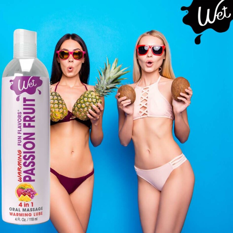 Лубрикант оральний Wet Warming Passion Fruit 30 мл, зігріваючий - Изображение 5