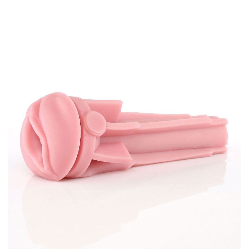 Мастурбатор вагіна в колбі Fleshlight STU, рельєфний, кібершкіра, бежевий, 25 х 10 см - Изображение 6