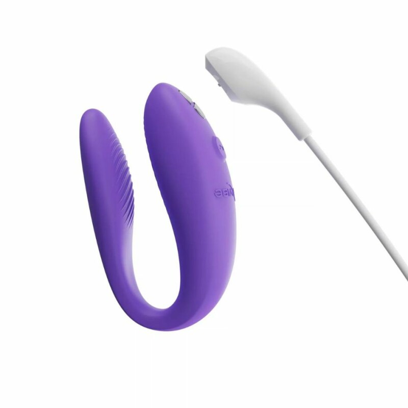 Вібратор для пар We Vibe Sync Go Light Purple у футлярі, фіолетовий - Изображение 6