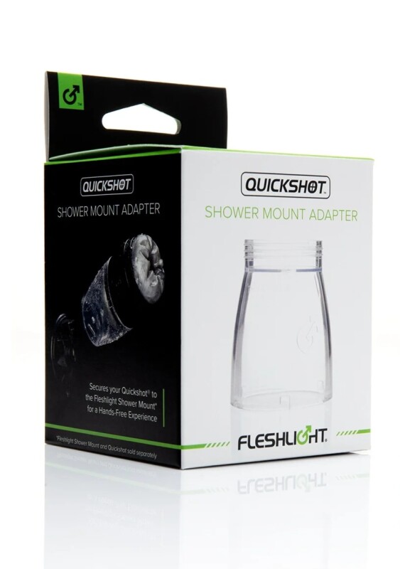 Адаптер для мастурбатура Fleshlight Quickshot Shower Mount Adapter, чорний - Изображение 1