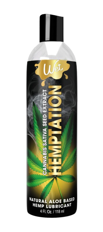 Лубрикант з екстрактом канабісу Wet Hemptation 118 мл, на водній основі - Изображение 2