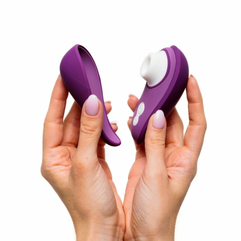 Вакуумний стимулятор клітора Womanizer Liberty 2 Dark Purple, фіолетовий - Изображение 2