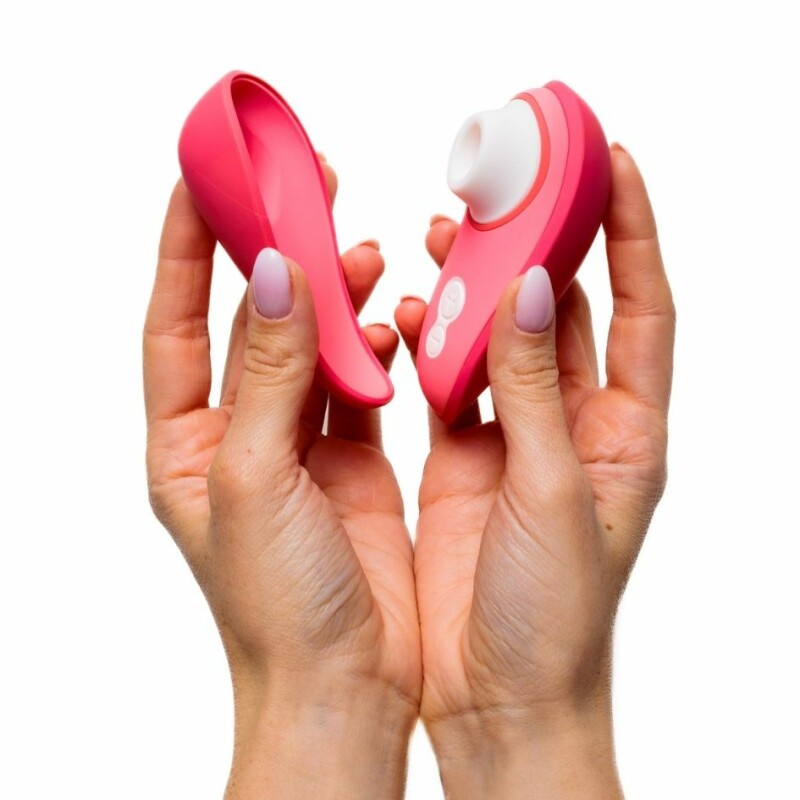 Вакуумний стимулятор клітора Womanizer Liberty 2 Vibrant Rose, рожевий - Зображення 3