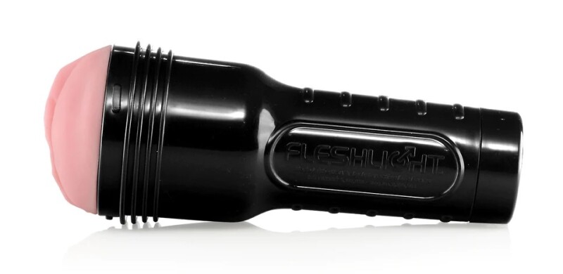 Мастурбатор вагіна в колбі Pink Lady Destroya Fleshlight, рельєфний, кібершкіра, бежевий, 25.4 х 10 см - Изображение 4
