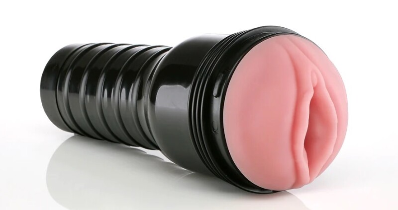 Мастурбатор вагіна в колбі Pink Lady Destroya Fleshlight, рельєфний, кібершкіра, бежевий, 25.4 х 10 см - Изображение 3