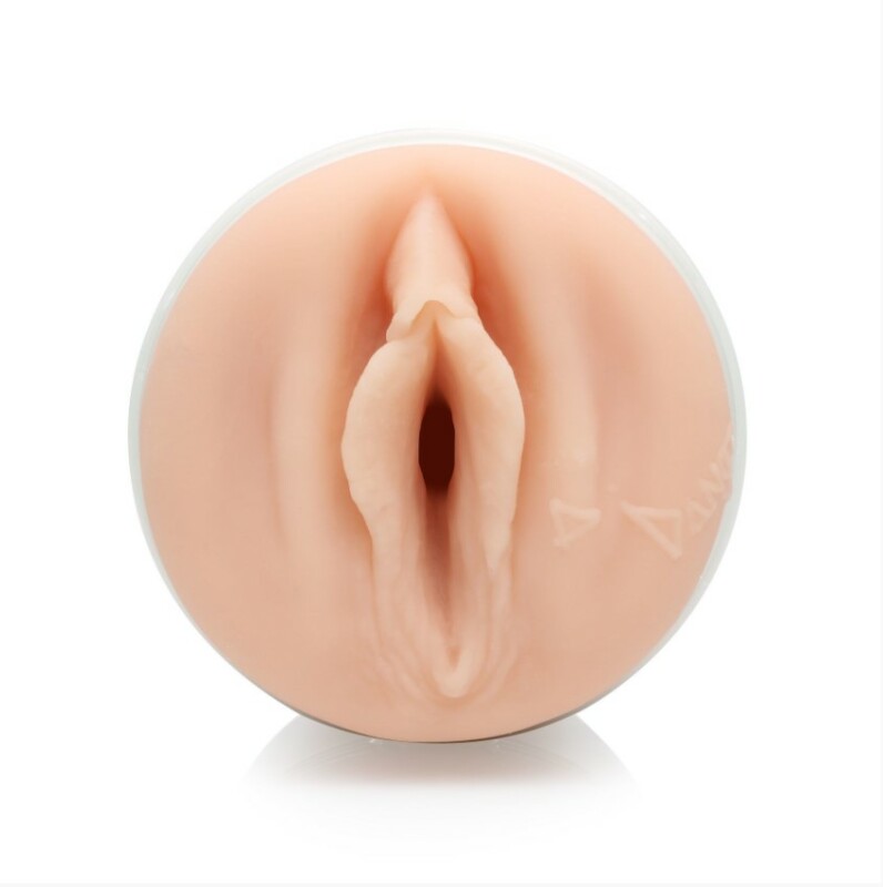 Мастурбатор вагіна з кібершкіри в колбі Fleshlight Girls Abella Danger Vagina, бежевий, 24.8 см - Зображення 4