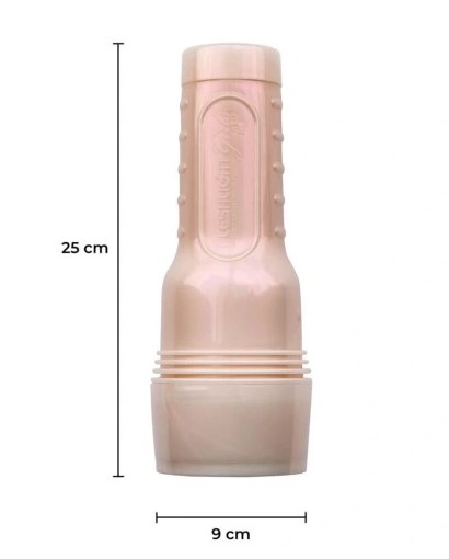 Мастурбатор вагіна з кібершкіри в колбі Fleshlight Girls Abella Danger Vagina, бежевий, 24.8 см - Зображення 2