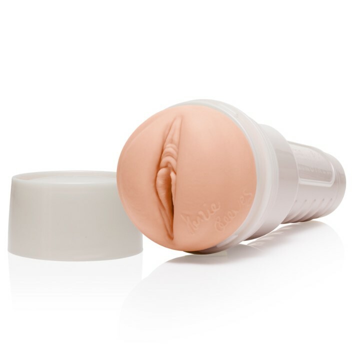 Мастурбатор вагіна з кібершкіри в колбі Fleshlight Girls Kenzie Reeves Cream Puff, бежевий, 24.8 см - Изображение 3