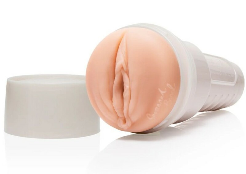 Мастурбатор вагіна з кібершкіри в колбі Fleshlight Girls Savannah Bond From Australia With Love , бежевий, 24.8 см - Изображение 3