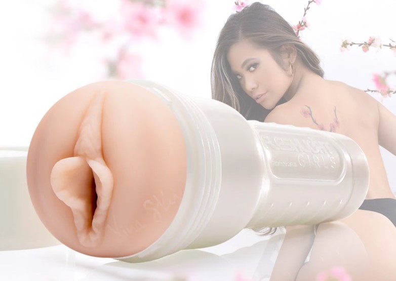 Мастурбатор вагіна з кібершкіри в колбі Fleshlight Girls Vina Sky Exotica, бежевий, 24.8 см - Изображение 2