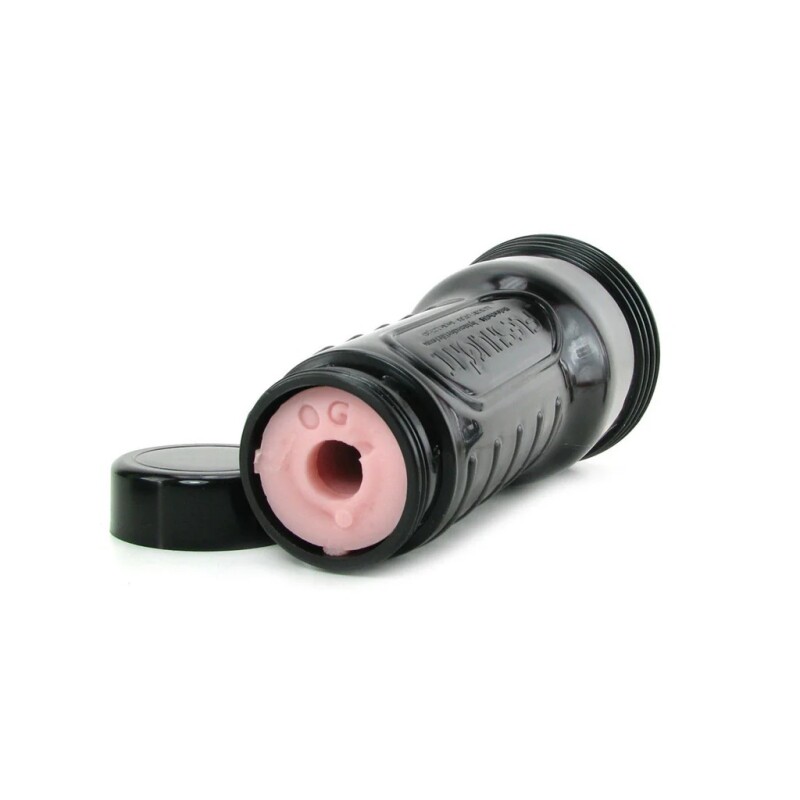 Мастурбатор вагіна в колбі Fleshlight Pink Lady Original, кібершкіра, бежевий, 25.4 х 10 см - Зображення 5