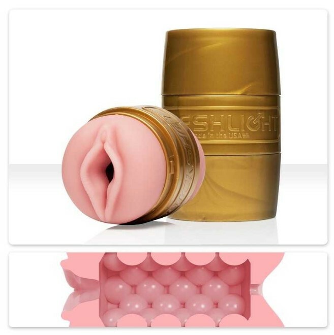 Мастурбатор подвійний вагіна/анус з кібершкіри в колбі Fleshlight Quickshot Stamina Training Unit, бежевий, 11.2 см - Изображение 2