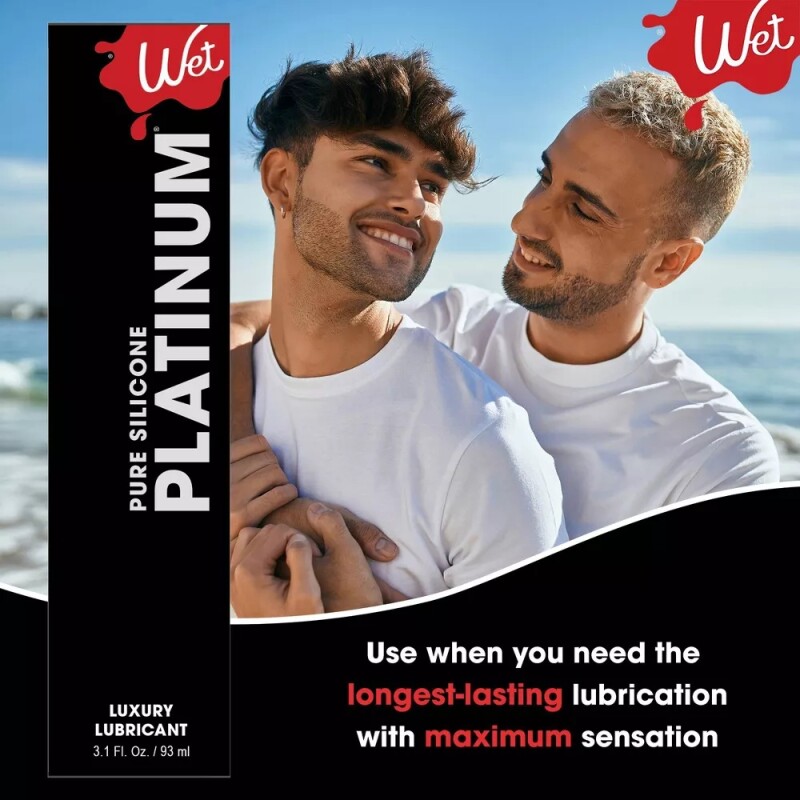 Лубрикант 118 мл Wet Platinum Premium, на силіконовій основі - Изображение 2