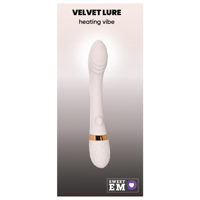 Вібратор для точки G Sweet Em Heating Vibe з підігрівом, бежевий, 19.2 х 3.3 см - Зображення 1