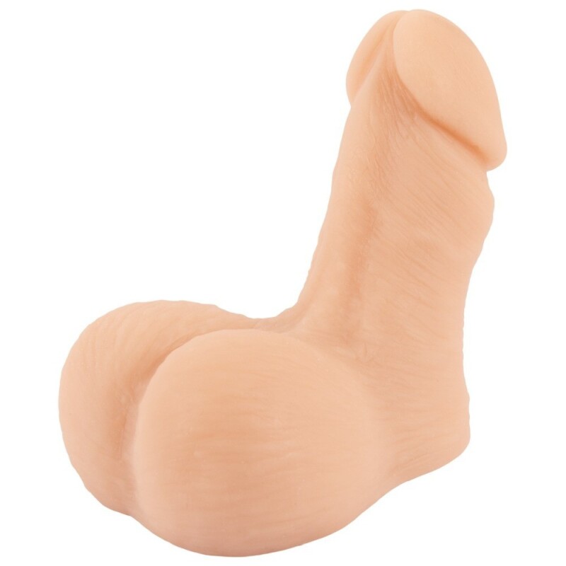 М'який фалоімітатор Fleshlight Mr.Limpy, кібершкіра, бежевий, 9 х 3.5 см