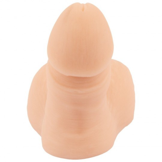 М'який фалоімітатор Fleshlight Mr.Limpy, кібершкіра, бежевий, 9 х 3.5 см - Изображение 4