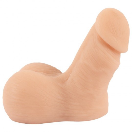М'який фалоімітатор Fleshlight Mr.Limpy, кібершкіра, бежевий, 9 х 3.5 см - Изображение 3