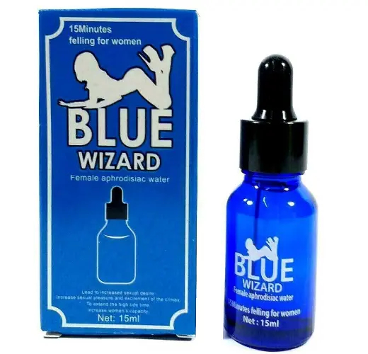 Крапельки для розігріву для жінок Blue Wizard, 15 мл.