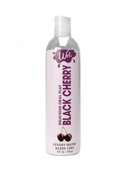 Лубрикант оральний Wet Black Cherry 118 мл на водній основі зі смаком черешні - Зображення 3