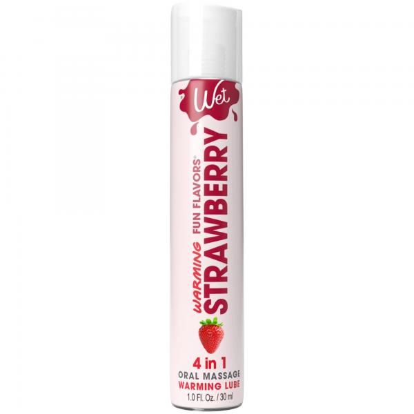 Лубрикант оральний Wet Warming Strawberry 30 мл на водній основі з розігрівом зі смаком полуниці - Изображение 5
