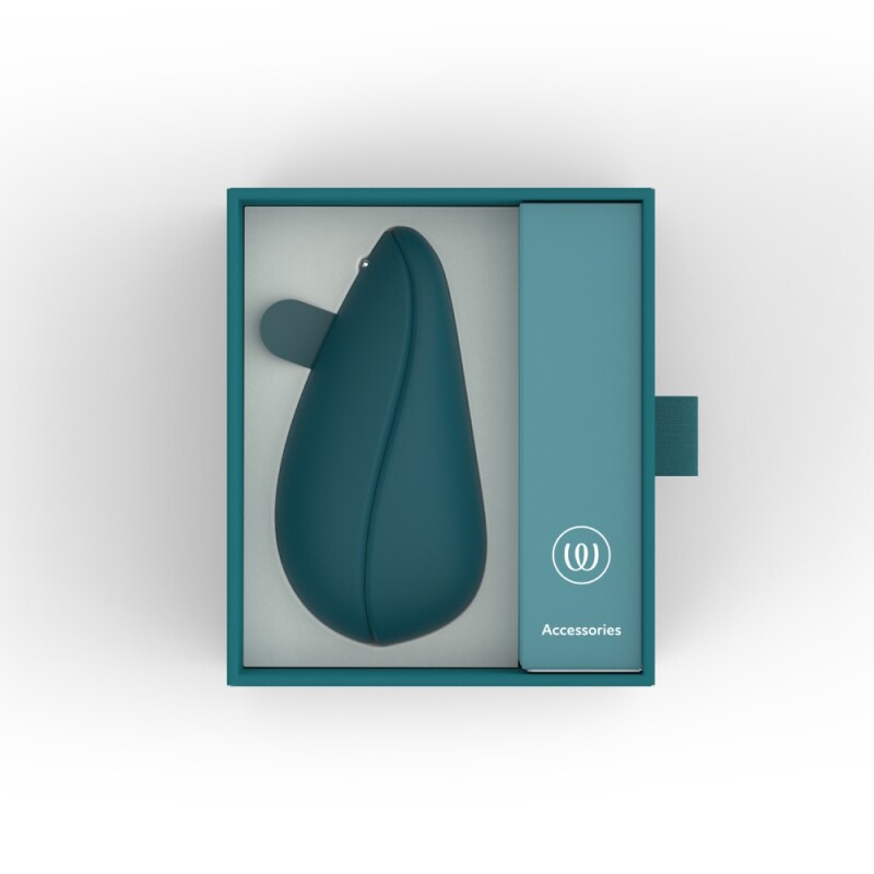Вакуумний стимулятор клітора Womanizer Liberty 2 Dark Petrol, синій - Зображення 8