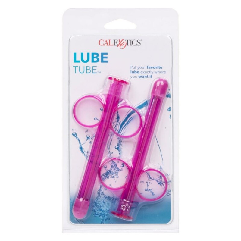 Набір шприців для нанесення лубриканта Lube Tube California Exotics, рожеві, 2 шт