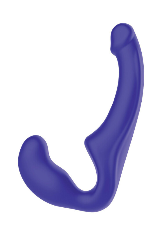 Страпон Безремневий ToyJoy Bend Over Boyfriend, силіконовий, фіолетовий, 23 х 4.5 см
