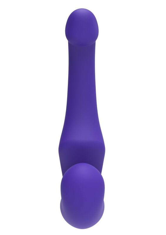 Страпон Безремневий ToyJoy Bend Over Boyfriend, силіконовий, фіолетовий, 23 х 4.5 см - Зображення 2