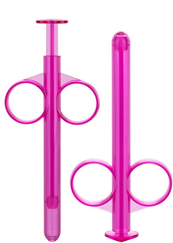 Набір шприців для нанесення лубриканта Lube Tube California Exotics, рожеві, 2 шт - Изображение 2