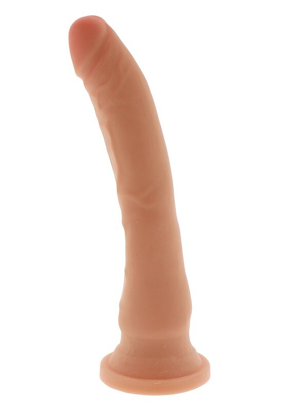 Фалоімітатор на присосці ToyJoy Dual Density Dong, бежевий, 23.5 х 4 см